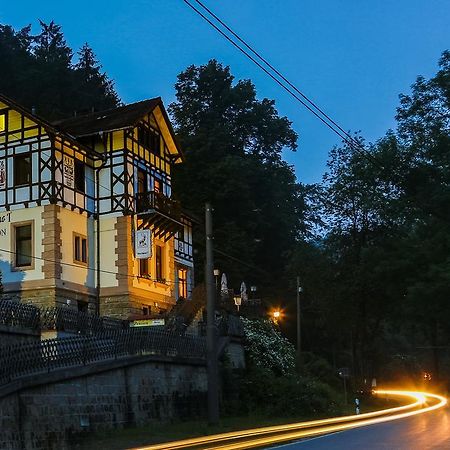 Hotel Waldhaeusel Бад-Шандау Экстерьер фото