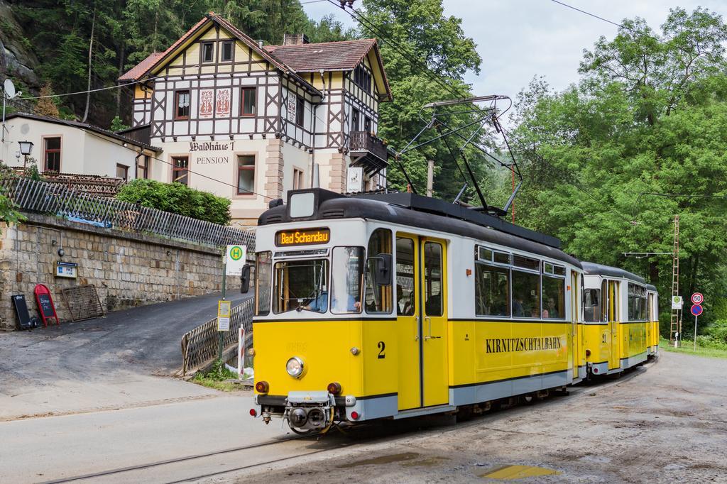 Hotel Waldhaeusel Бад-Шандау Экстерьер фото